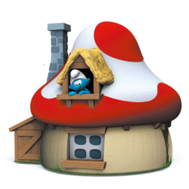 Hucha The Smurfs PVC piggy bank Mushroom House