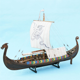 Maqueta Static boat Drakkar Viking 1:40