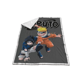 NARUTO - Sherpa Blanket 120x150cm - Naruto & Sasuke