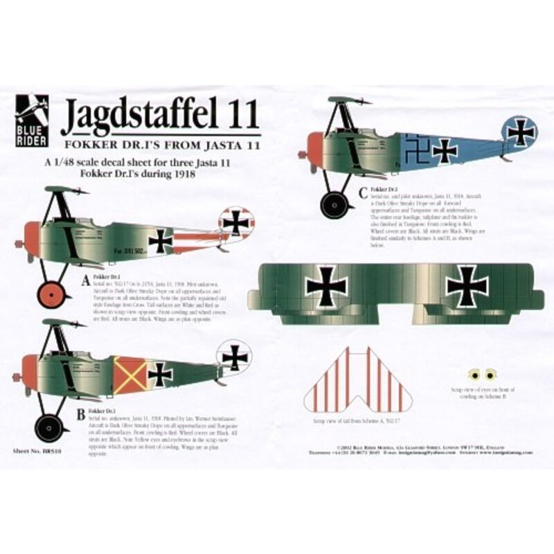 Fokker Dr.I Triplane Jasta 11 1918 (3)