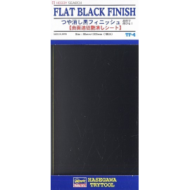 Calcomanías multiuso/Radiocont Calcomanía Flat Black Finish 90mm x 200mm (These are flexible vapor deposition sheet which is sup