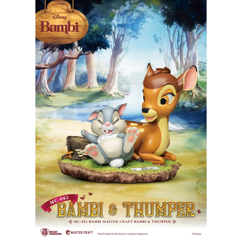 Estatuas Disney Master Craft Bambi & Thumper statuette 26 cm
