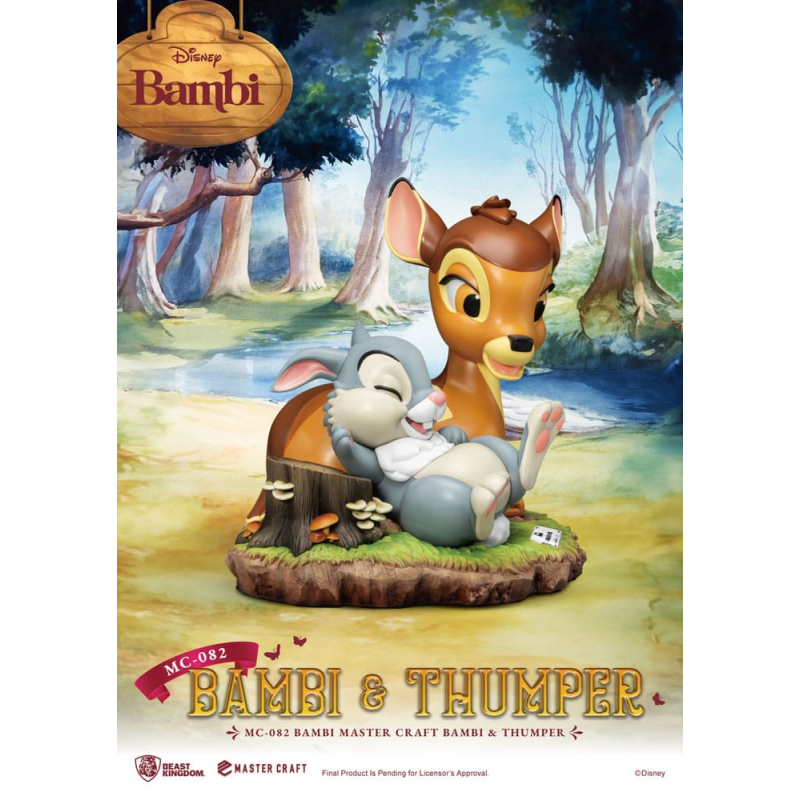 Beast Kingdom Toys Disney Master Craft Bambi & Thumper statuette 26 cm