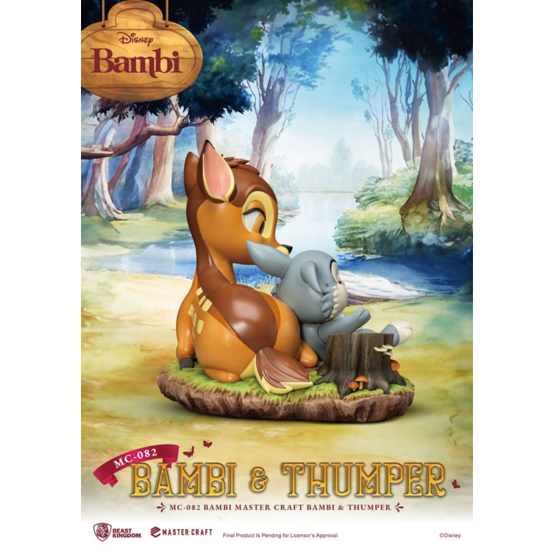 BKDMC-082 Disney Master Craft Bambi & Thumper statuette 26 cm