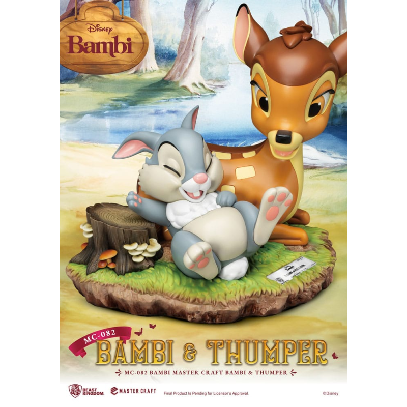 Disney Master Craft Bambi & Thumper statuette 26 cm
