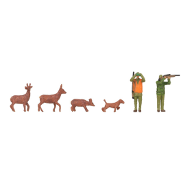 Figuras Hunter and deer