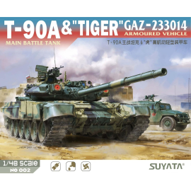 Maqueta T-90A MBT AND TIGER GAZ-233014