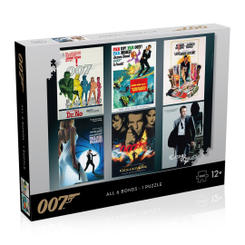  Puzzle Winning Moves James Bond - Rompecabezas de 1000 piezas del debut del actor