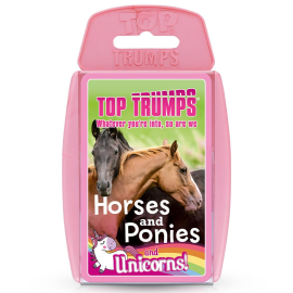  Winning Moves Horses Ponies and Unicorn - Top Trumps English