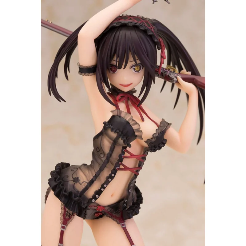 Date A Live statuette 1/7 Kurumi Tokisaki Lingerie Ver. Black Special Edition 24 cm