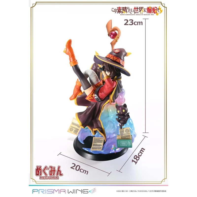 Prime 1 Studio Konusuba - An Explosion on This Wonderful World! statuette 1/7 Prisma Wing Megumin 23 cm