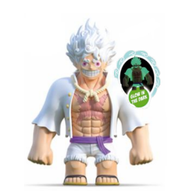 Figurita ONE PIECE - Luffy "Gear 5" Glow In The Dark -Elastikorps figure 23cm