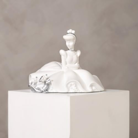  DISNEY - 'White&Silver' - Cinderella - Piggy bank - 14cm