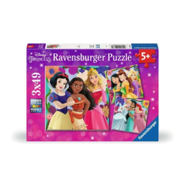  DISNEY PRINCESSES - Girl Power - 3 Puzzle 49P