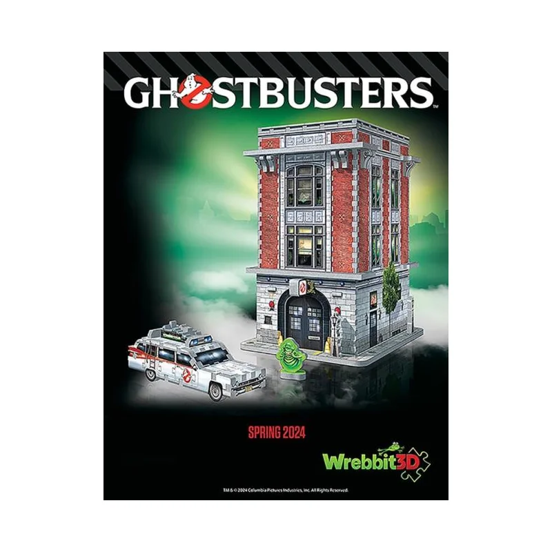  GOSTBUSTERS - 3D Puzzle - Headquaters - 500 Pcs