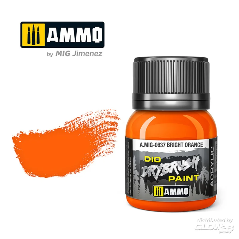 Pintura DRYBRUSH Bright Orange