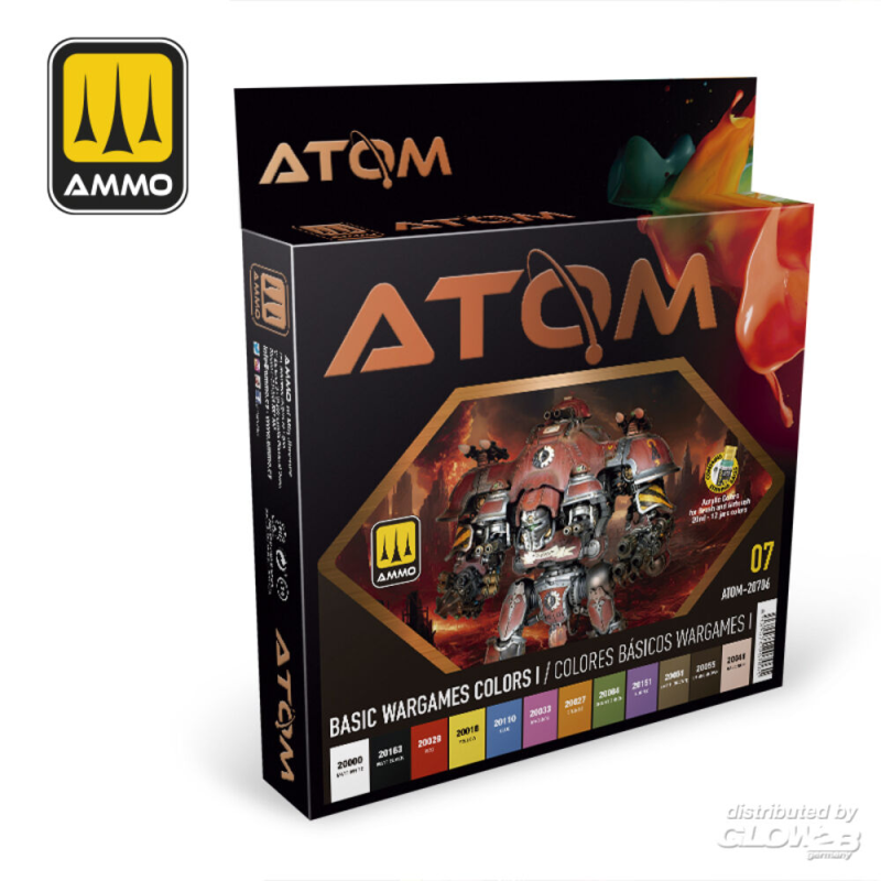 Pintura ATOM-Basic Wargames Colors I