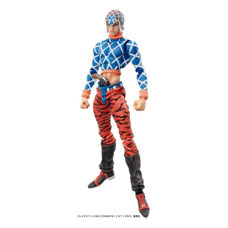 Figurita JoJo's Bizarre Adventure Part 5 Golden Wind Statue Chozokado Guido Mista & SP (re-run) 15 cm