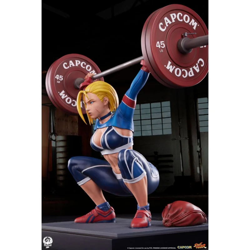 Estatuas Street Fighter figure Premier Series 1/4 Cammy: Powerlifting SF6 41 cm