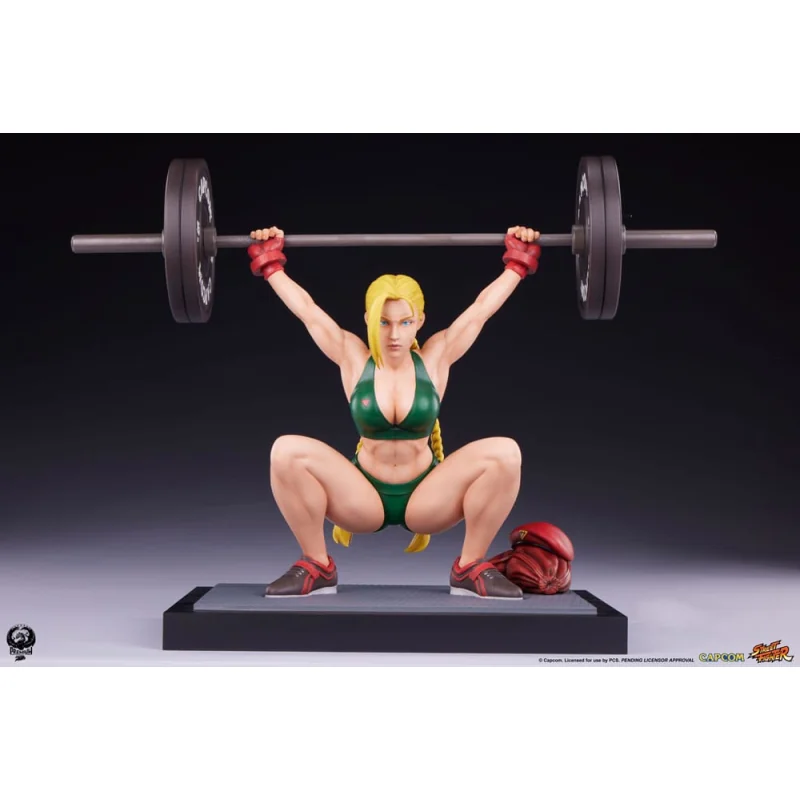 Estatuas Street Fighter figure Premier Series 1/4 Cammy: Powerlifting 41 cm