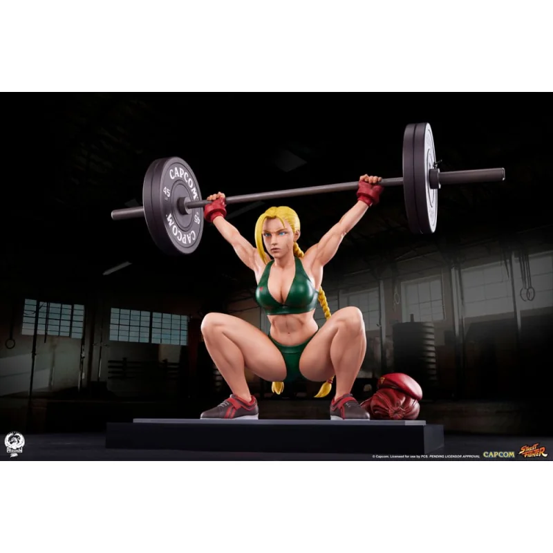 Estatuas Street Fighter figure Premier Series 1/4 Cammy: Powerlifting 41 cm