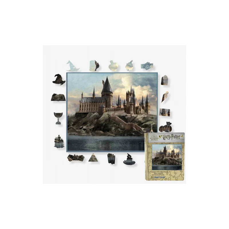  Wooden puzzle - Harry Potter – Hogwarts Magic Castle 135 pcs