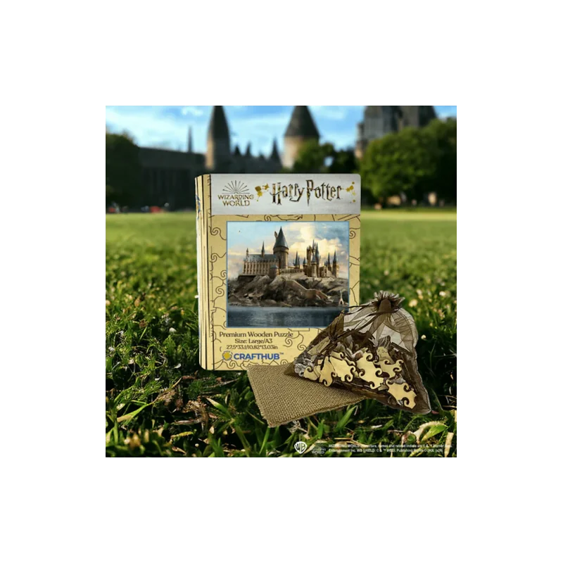 Puzzle Wooden puzzle - Harry Potter – Hogwarts Magic Castle 135 pcs