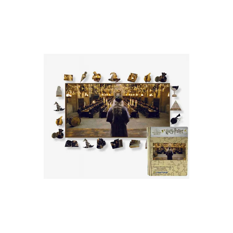  Wooden puzzle - Harry Potter – The Great Hall 100/110 pcs