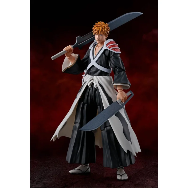 Figurita Bleach: Thousand-Year Blood War figure SH Figuarts Ichigo Kurosaki Dual Zangetsu 16 cm