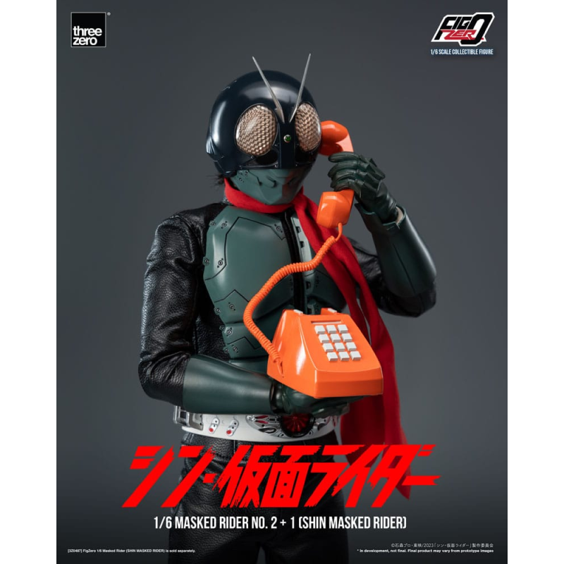 Kamen Rider statue FigZero 1/6 Masked Rider No.2+1 (Shin Masked Rider) 32 cm