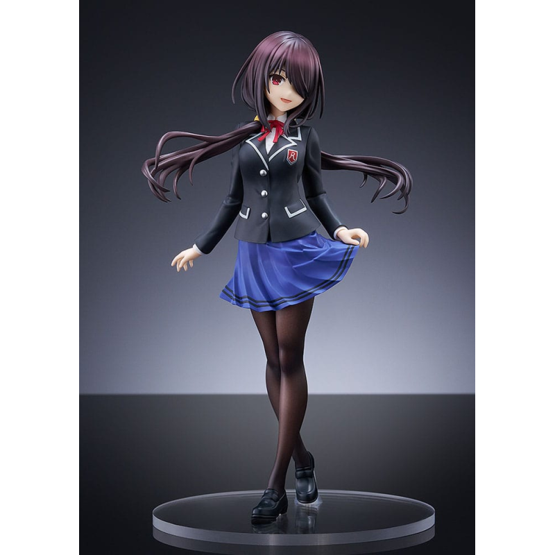 Date A Live PVC Pop Up Parade Statuette Kurumi Tokisaki: School Uniform Ver. L Size 20cm