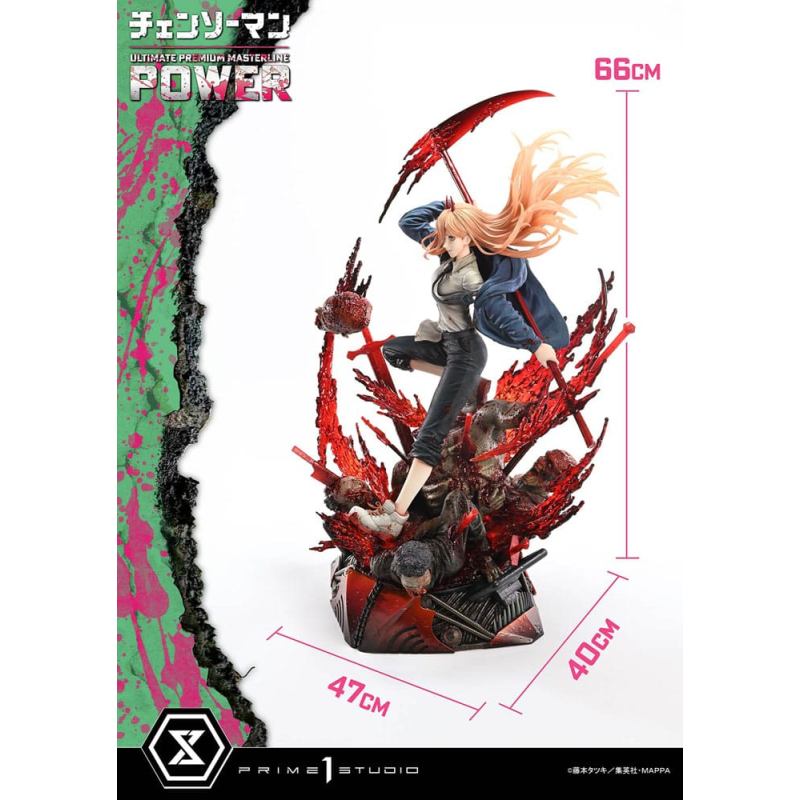 Chainsaw Man statuette Ultimate Premium Masterline Series 1/4 Power Deluxe Version 66 cm