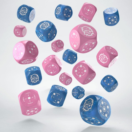 Crosshairs Compact D6 dice pack Blue&Pink (20)