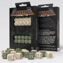 Dado Fortress Compact D6 dice pack Beige&Olive (20)