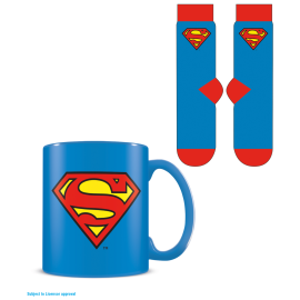  SUPERMAN - Logo - Mug 315ml and Socks 41-45