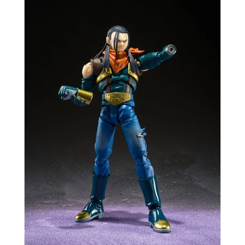 Dragon Ball GT action figure SHFiguarts Super Android 17 20 cm