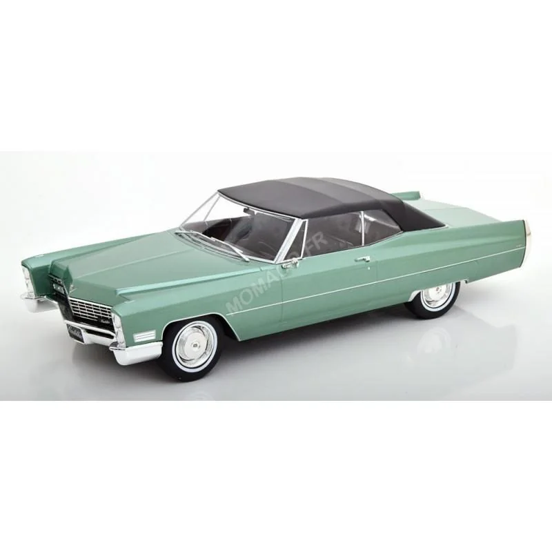 CADILLAC DEVILLE CONVERTIBLE 1967 LIGHT GREEN METALLIC/BLACK