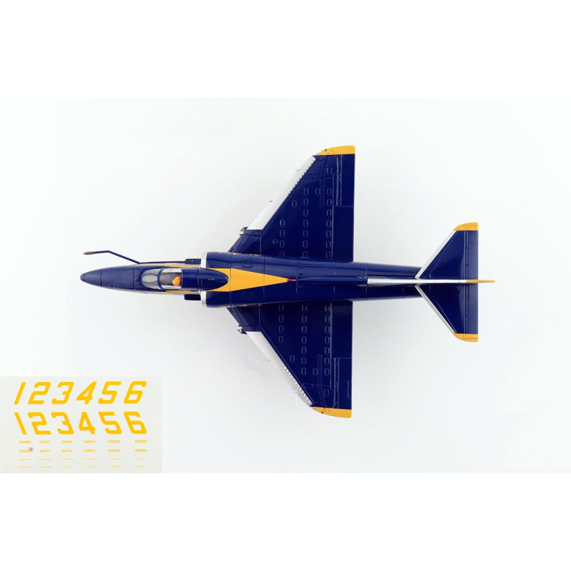 HM1438B A-4F 'Blue Angels'US Navy 1979 season (with No.1 to No.6 airplanes decal)