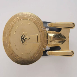Star Trek: First Contact mini replica Diecast SP 18K Gold USS Enterprise NCC-1701-D