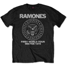 RAMONES - RWC T-Shirt - First World Tour 1978