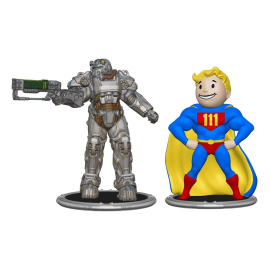 Figurita Fallout pack 2 figures Set C T-60 & Vault Boy (Power) 7 cm