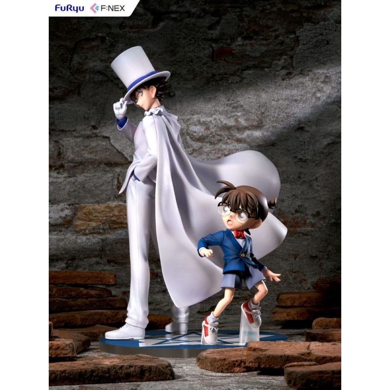 Detective Conan F:NEX 1/7 Conan Edogawa & Kid the Phantom Thief 29 cm