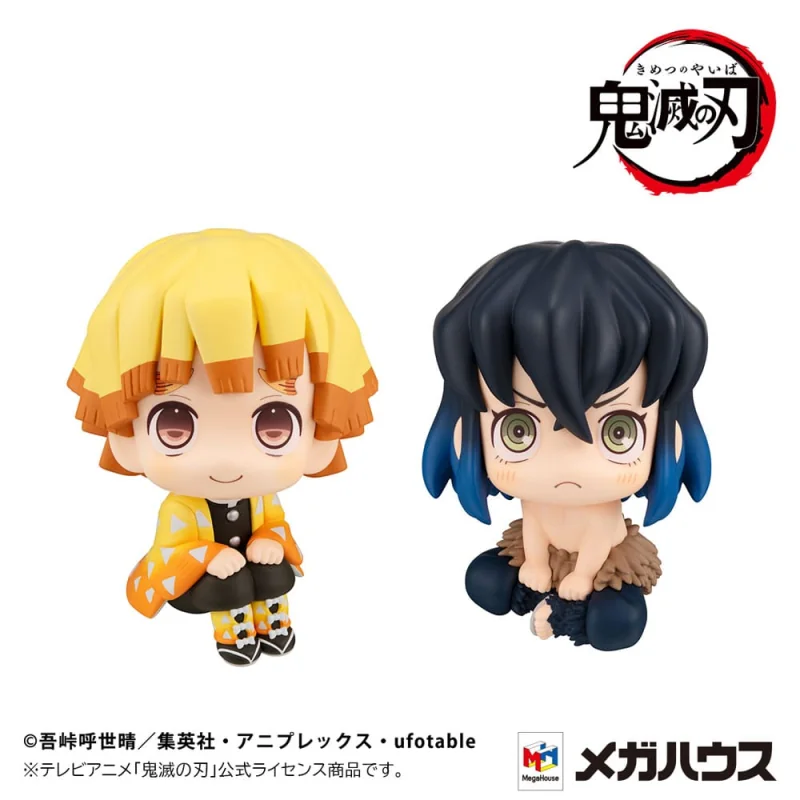 Demon Slayer: Kimetsu no Yaiba Look Up Zenitsu Agatsuma Smile Ver. & Inosuke Hashibira Bossy Ver. 11cm (with gift)