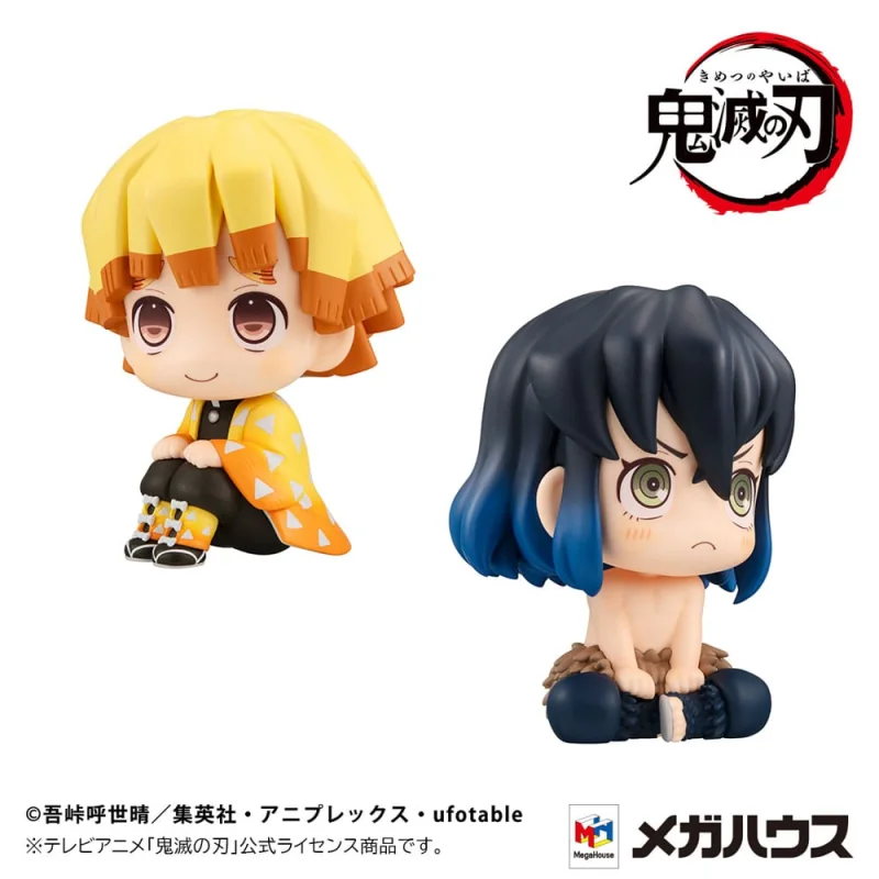 Demon Slayer: Kimetsu no Yaiba Look Up Zenitsu Agatsuma Smile Ver. & Inosuke Hashibira Bossy Ver. 11cm (with gift)