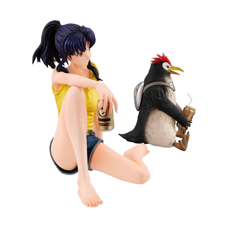 Rebuild of Evangelion statuette Gals Misato Katsuragi & Pen Pen Vol. 2 11 cm