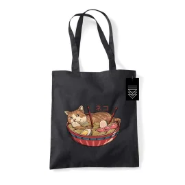 Vincent Trinidad Neko Ramen Bowl Tote Bag