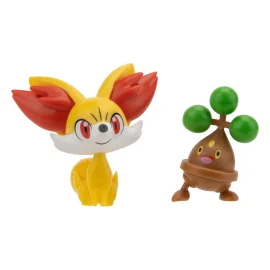 Pokémon pack 2 figures Battle Figure First Partner Set Feunnec, Manzaï 5 cm