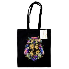 Harry Potter Hogwarts Crest Watercolor Tote Bag