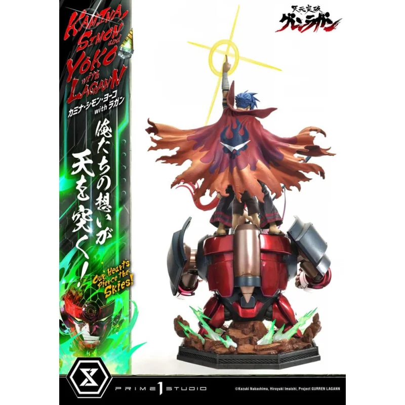 Gurren Lagann Ultimate Premium Masterline Series 1/4 Kamina, Simon & Yoko with Lagann Deluxe Version 97 cm