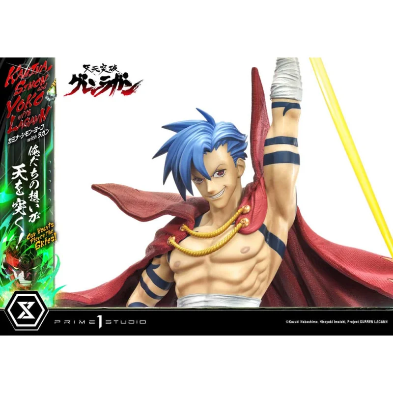 Gurren Lagann Ultimate Premium Masterline Series 1/4 Kamina, Simon & Yoko with Lagann Deluxe Version 97 cm